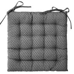 atmosphera Cojines Y Fundas Decorativas>Cojín Para Silla Otto Gris 38x38Cm