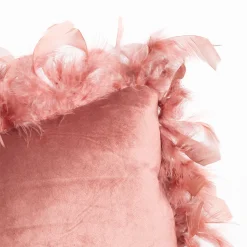 Cojines Y Fundas Decorativas>Cojín rosa de terciopelo 40x40cm