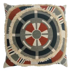 atmosphera Cojines Y Fundas Decorativas>Cojín TANGER de algodón 45x45Cm