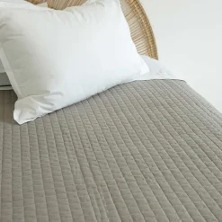 atmosphera Edredones Y Colchas>Colcha Doble Grace Gris Pardo 250x250cm