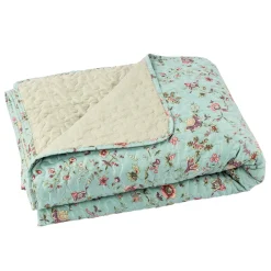 atmosphera Edredones Y Colchas>Colcha MANILA azul reversible 220x240Cm