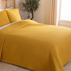 atmosphera Edredones Y Colchas>Colcha 240x260Cm C/2Fundas Cojín 60x60Cm