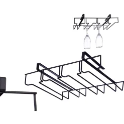 Encimera Y Lavavajillas>Colgador Para Copas Y Tazas Negro