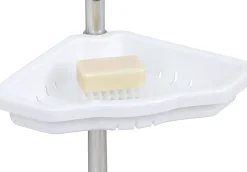 Cestas De Almacenamiento>Columna De Ducha De Aluminio 4 Jaboneras