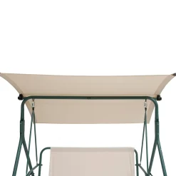 hespéride Columpios>Columpio de acero beige y verde