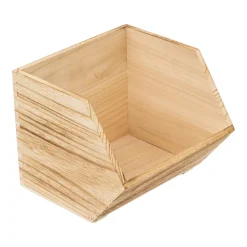 5five Cajas Y Frascos>Conjunto de 3 cajas de organización de madera