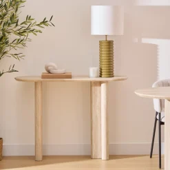 atmosphera Aparadores Y Consolas>Consola ANAYA beige de mdf