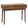 5five Aparadores Y Consolas>Consola SLIDY marrón de mdf con 2 cajones