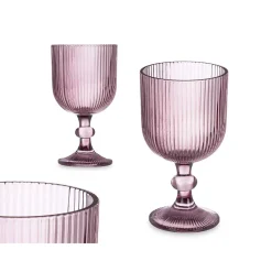 Copas>Copa De Agua Rayas Rosa 37Cl