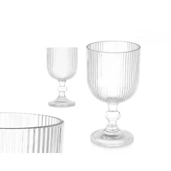 Copas>Copa De Agua Rayas Transparente 37Cl