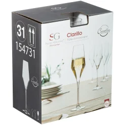 Copas>Copa De Champán De Vidrio Clarillo Cristalino 22cl