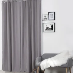 atmosphera Cortinas>Cortina aislante gris claro 140x260cm