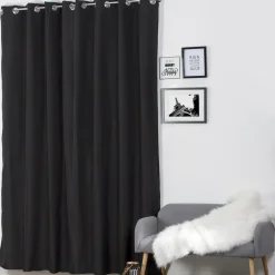 atmosphera Cortinas>Cortina aislante negra 140x260cm
