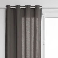 atmosphera Cortinas>Cortina ANJALI gris oscuro 135x240cm