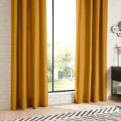 atmosphera Cortinas>Cortina ANJALI ocre 135x240cm