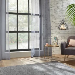 atmosphera Cortinas>Cortina 3D Gris Con Lunares 140x240Cm