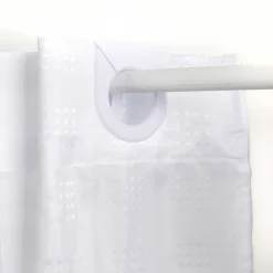 Cortinas Y Alfombras Antideslizantes>Cortina De Ducha Blanca 180x200cm