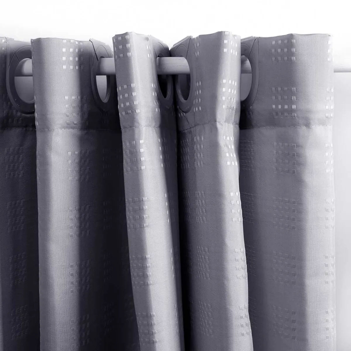 Cortinas Y Alfombras Antideslizantes>Cortina De Ducha Gris 180x200cm