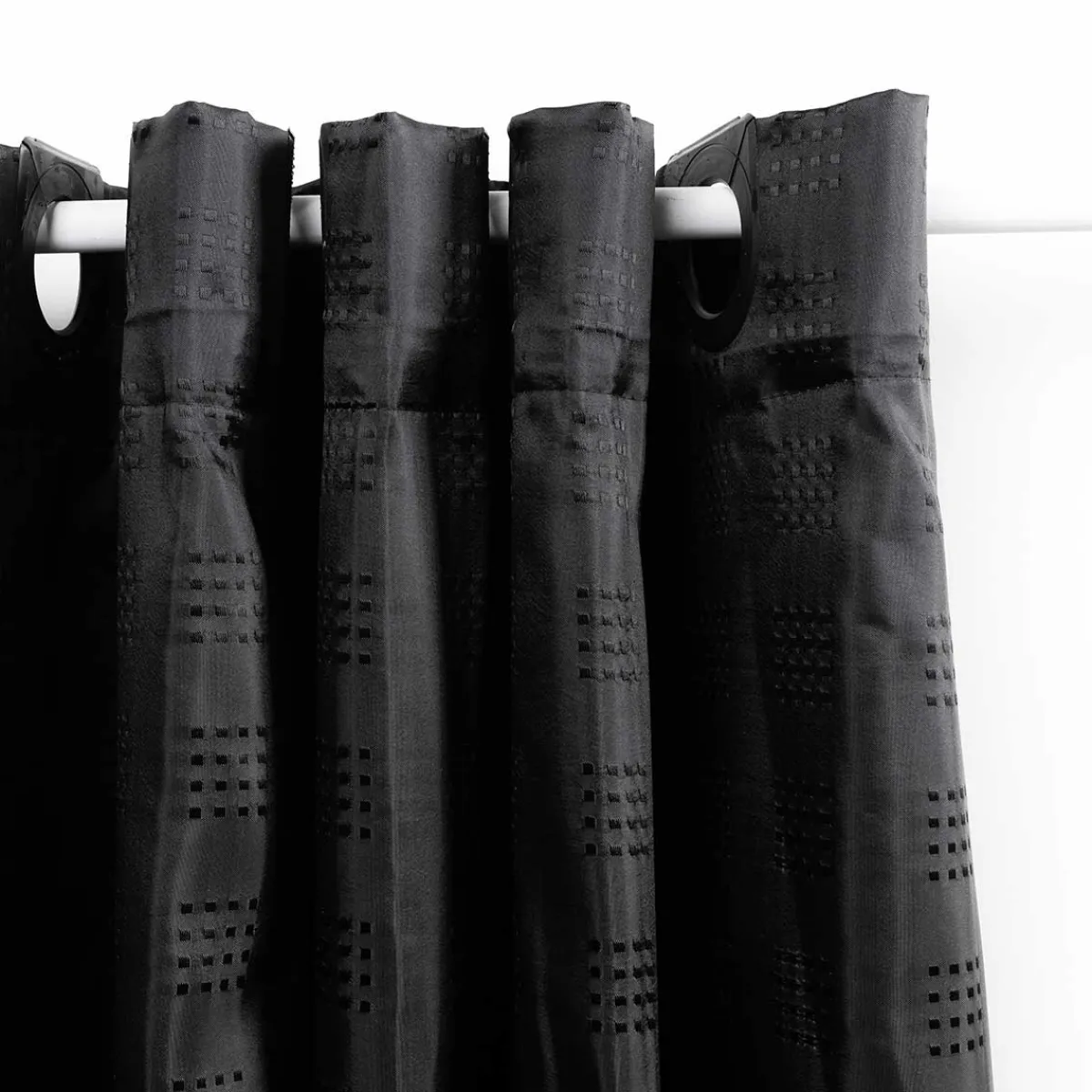 Cortinas Y Alfombras Antideslizantes>Cortina De Ducha Negra 180x200cm