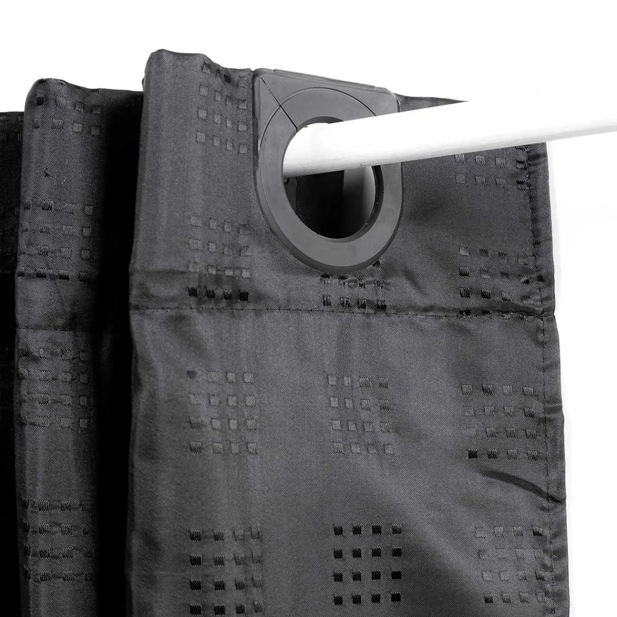 Cortinas Y Alfombras Antideslizantes>Cortina De Ducha Negra 180x200cm