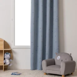 Niños atmosphera4kids Téxtil>Cortina Dinosaurios Azul 140x260Cm