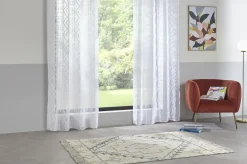 atmosphera Cortinas>Cortina Jacquard Sama Blanco