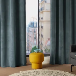 atmosphera Cortinas>Cortina LILOU azul oscuro 140x260cm