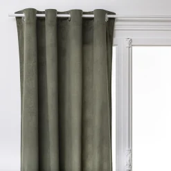 atmosphera Cortinas>Cortina LILOU verde caqui 140x260cm