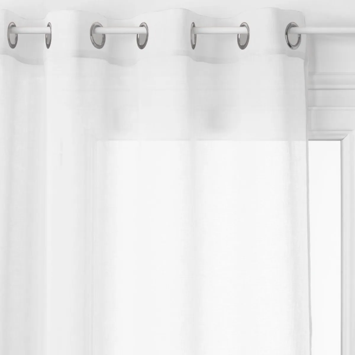 atmosphera Cortinas>Cortina Organza Blanca 140x240Cm