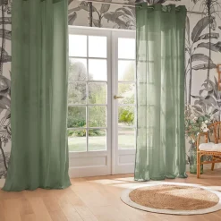 atmosphera Cortinas>Cortina PAXTA verde 135x240cm