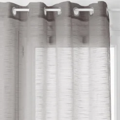 atmosphera Cortinas>Cortina Sam Organza Gris 140x240Cm
