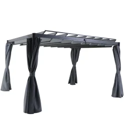 hespéride Pérgolas>Cortinas para pérgola BELIZE LATTES 3x3.8m