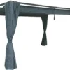 hespéride Pérgolas>Cortinas para pérgola palmera gris ardosia