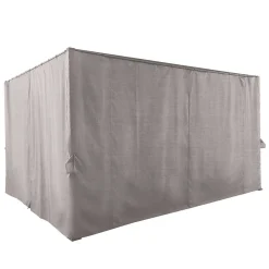 hespéride Pérgolas>Cortinas Para Pérgola Palmera Gris 3x4M