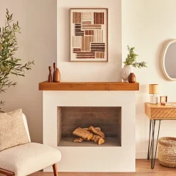 atmosphera Lienzos Y Cuadros Decorativos>Cuadro decorativo 3D EMIR marrón 70x50cm