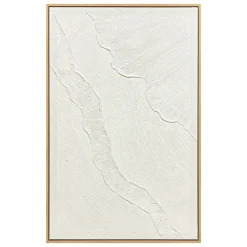atmosphera Lienzos Y Cuadros Decorativos>Cuadro decorativo KOHANA con relieve blanco