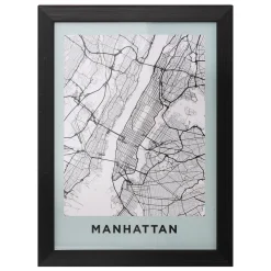 atmosphera Lienzos Y Cuadros Decorativos>Cuadro Decorativo Manhattan 24cm