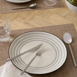 5five Cuchillería>Cubertería 24 piezas espiral plateado