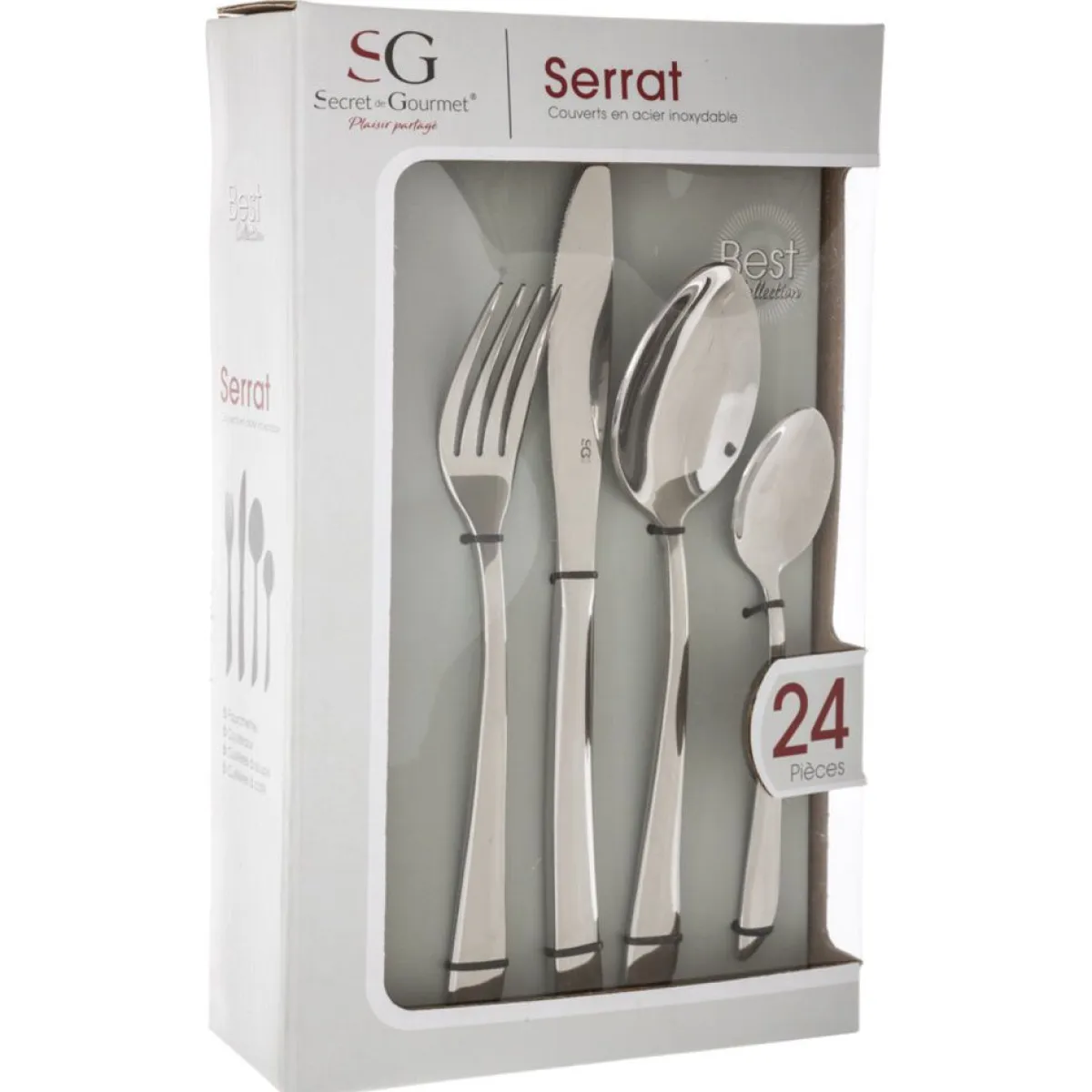 secret d'gourmet Cuchillería>Cubertería 24 Pzas Serrat Inoxidable