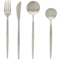 5five Cuchillería>Cubertería de 24 piezas SKY LOUNGE plateado