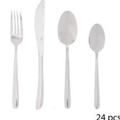 secret d'gourmet Cuchillería>Cubertería ORBA con 24 pzas de acero inoxidable