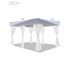 hespéride Complementos>Cubierta Pérgola Santorini De Poliéster