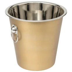 Accesorios De Bar>Cubitera Dorada De Acero 21.5cm