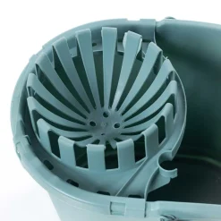 Auxiliares De Limpieza>Cubo con escurridor azul 16l