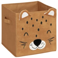 Niños atmosphera4kids Almacenamiento>Cubo de Almacenaje Leopardo De Terciopelo