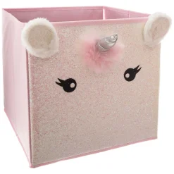 Niños atmosphera4kids Almacenamiento>Cubo De Almacenaje Unicornio 29x31Cm