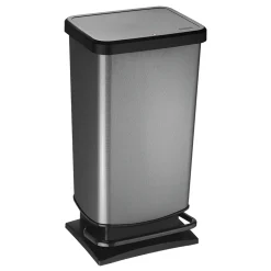 Botes De Basura Y Contenedores De Reciclaje>Cubo De Basura Con Pedal 40L Carbono