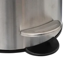 5five Cubos>Cubo De Basura Inox C/Tapa De Bambú 3L
