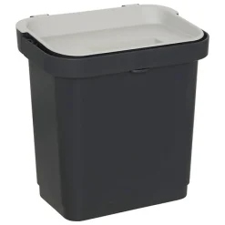 5five Botes De Basura Y Contenedores De Reciclaje>Cubo de basura rectangular negro 5L