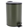 Cubos>Cubo De Basura Verde Caqui Mate Metal SoftClose 3L